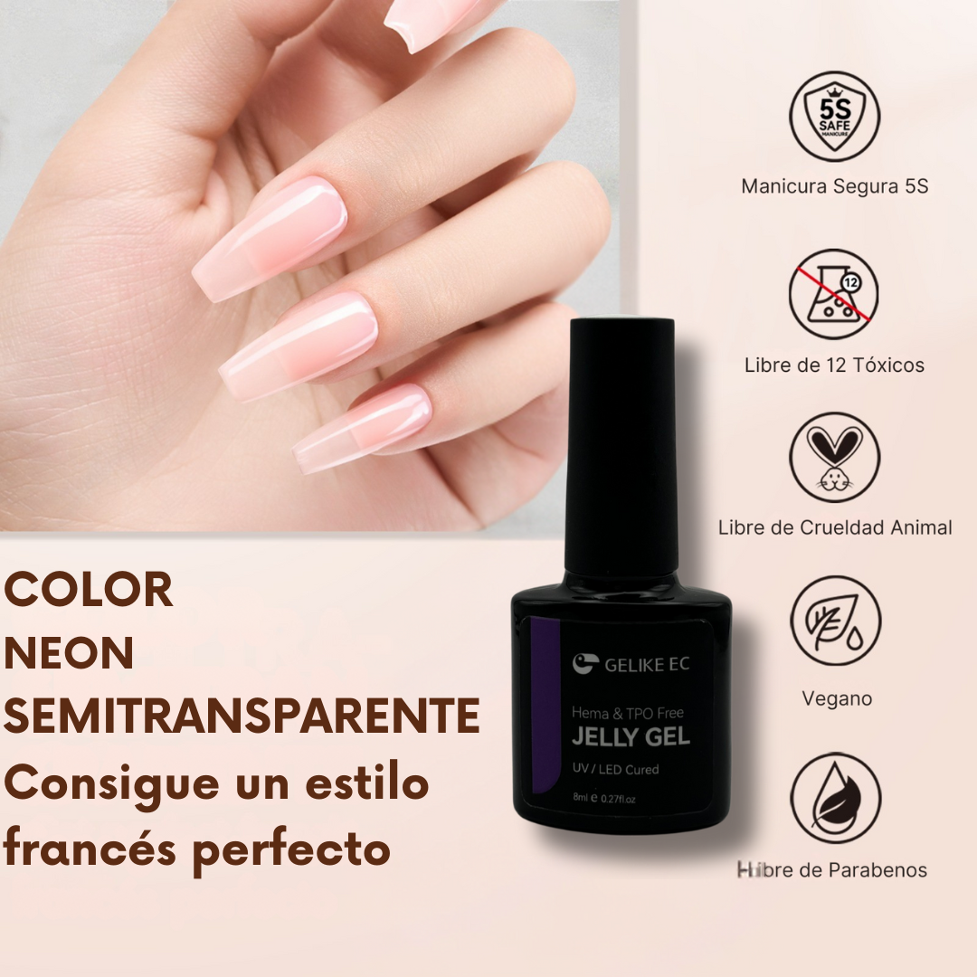 Jelly Gel Neón NO HEMA - Gelike - #EC005 (8ml)