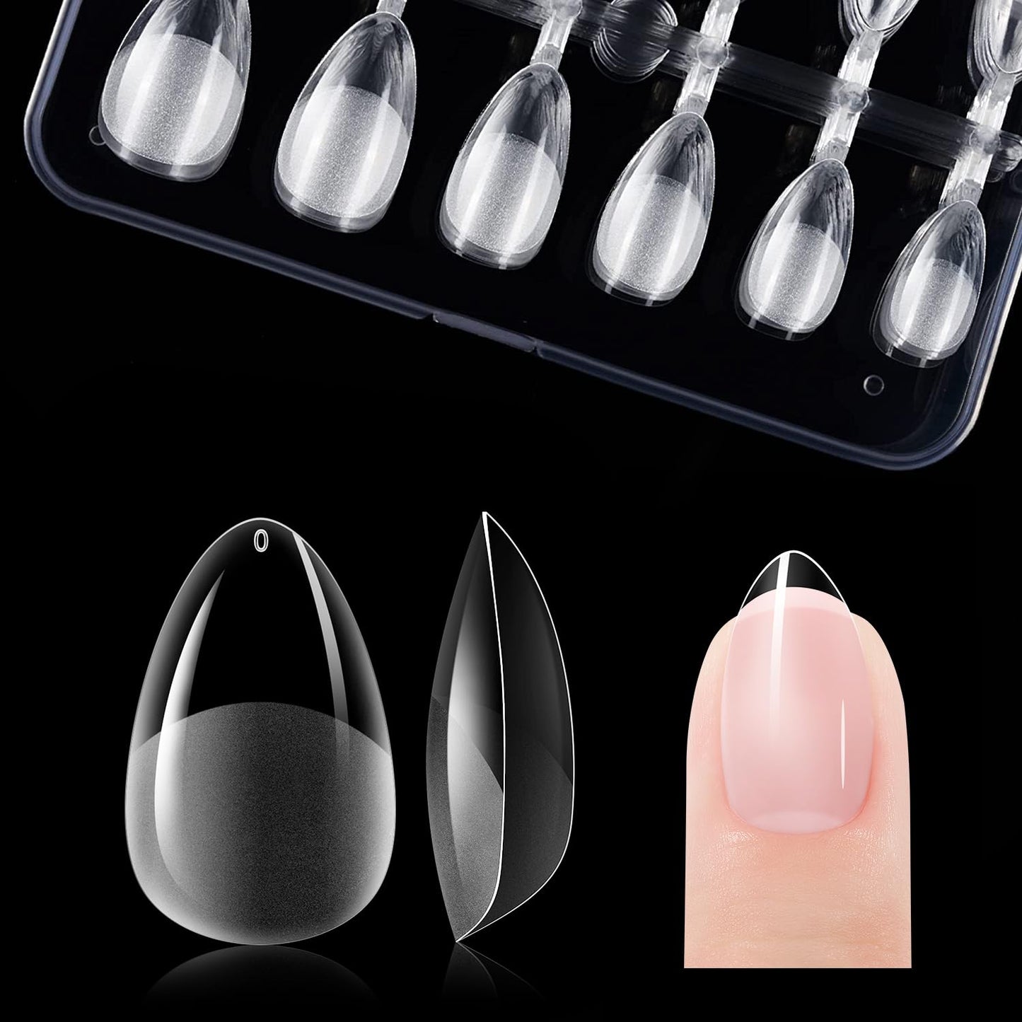Tip Press On Almond