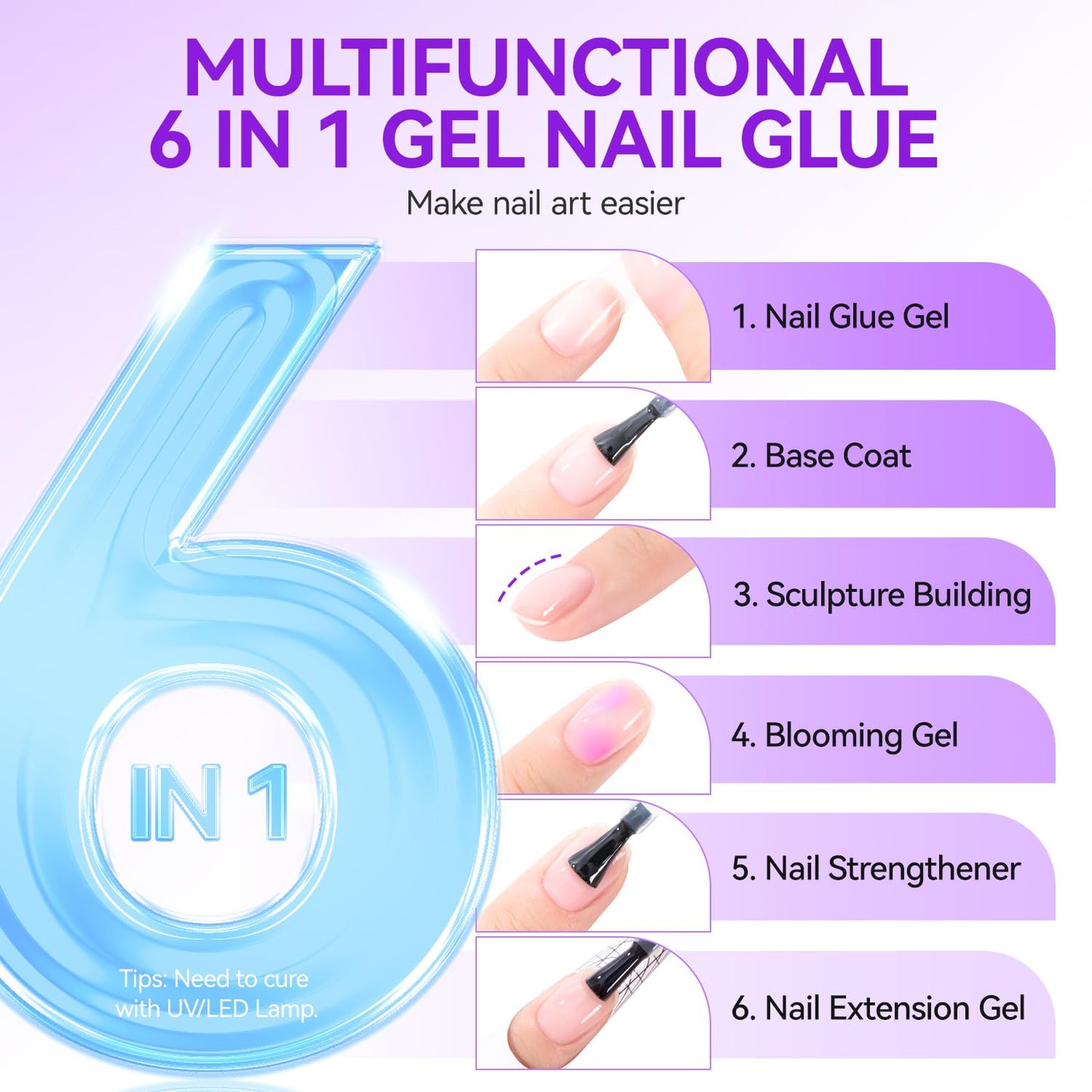 Glue Gel Transparente (Calcio)