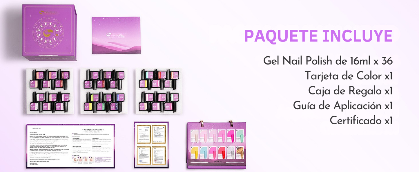 Gel Polish Color Set