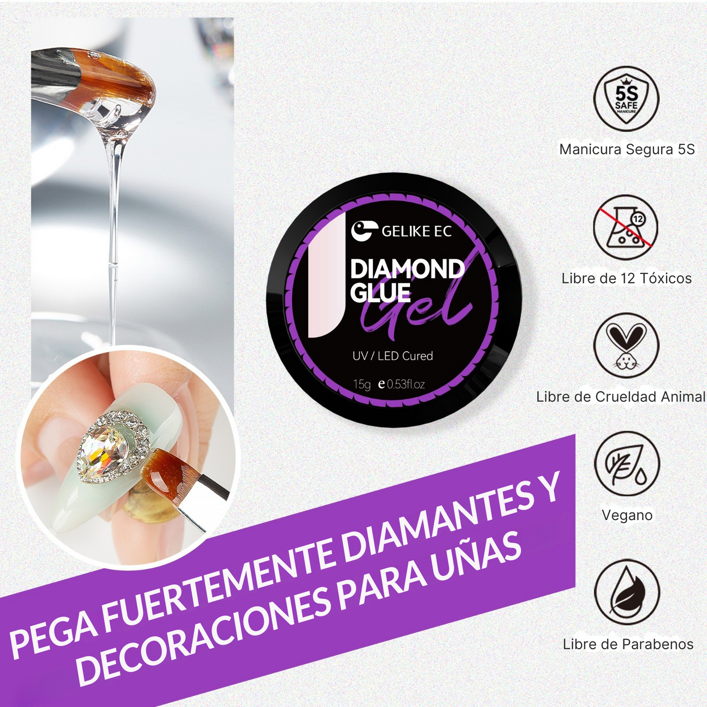 Diamond Glue Gel
