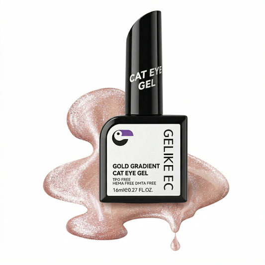 Gold Gradient Cat Eye Gel