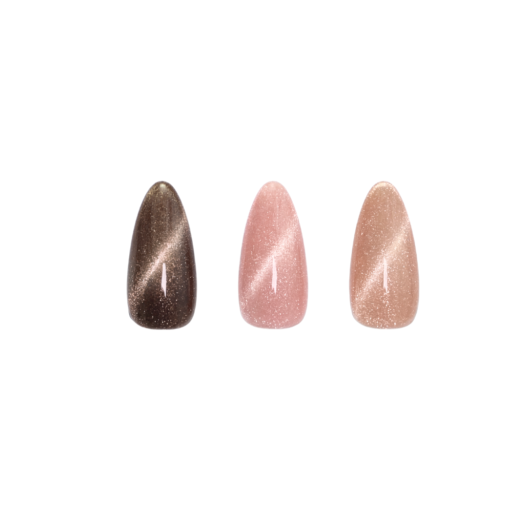 Gold Gradient Cat Eye Gel