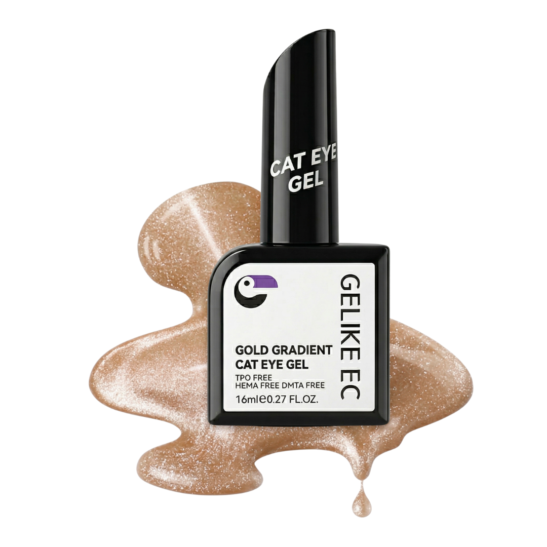 Gold Gradient Cat Eye Gel