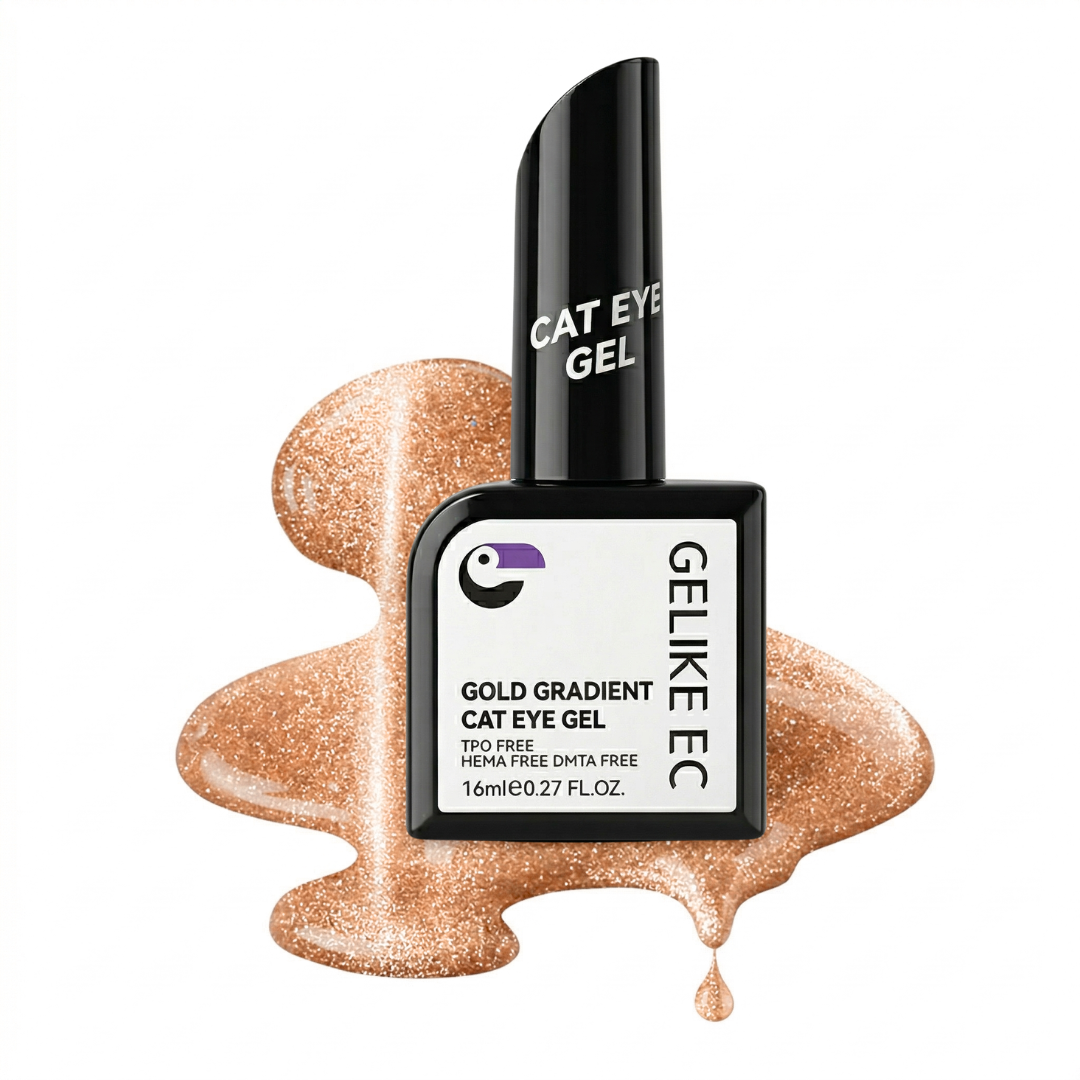 Gold Gradient Cat Eye Gel