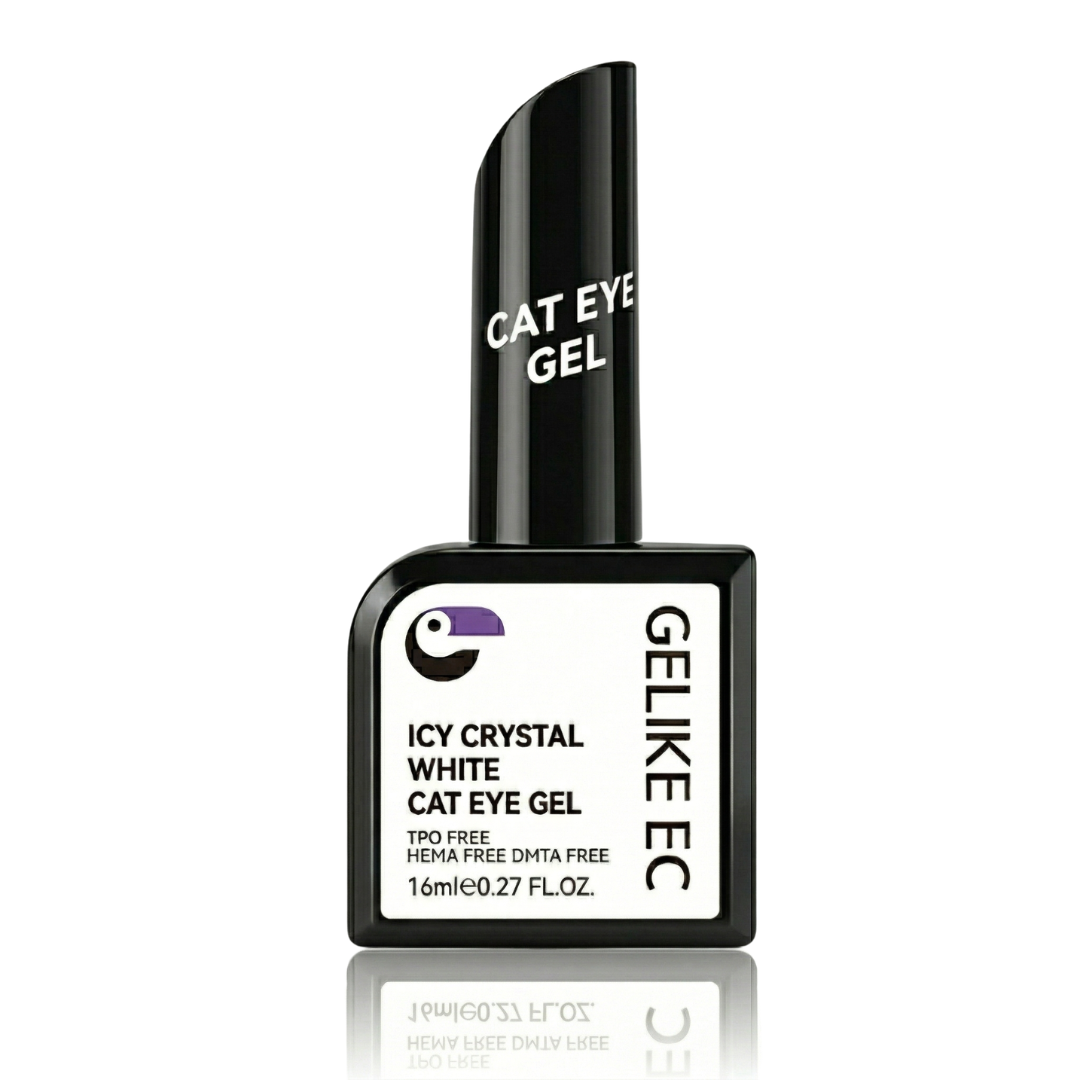 Icy Crystal White Cat Eye Gel
