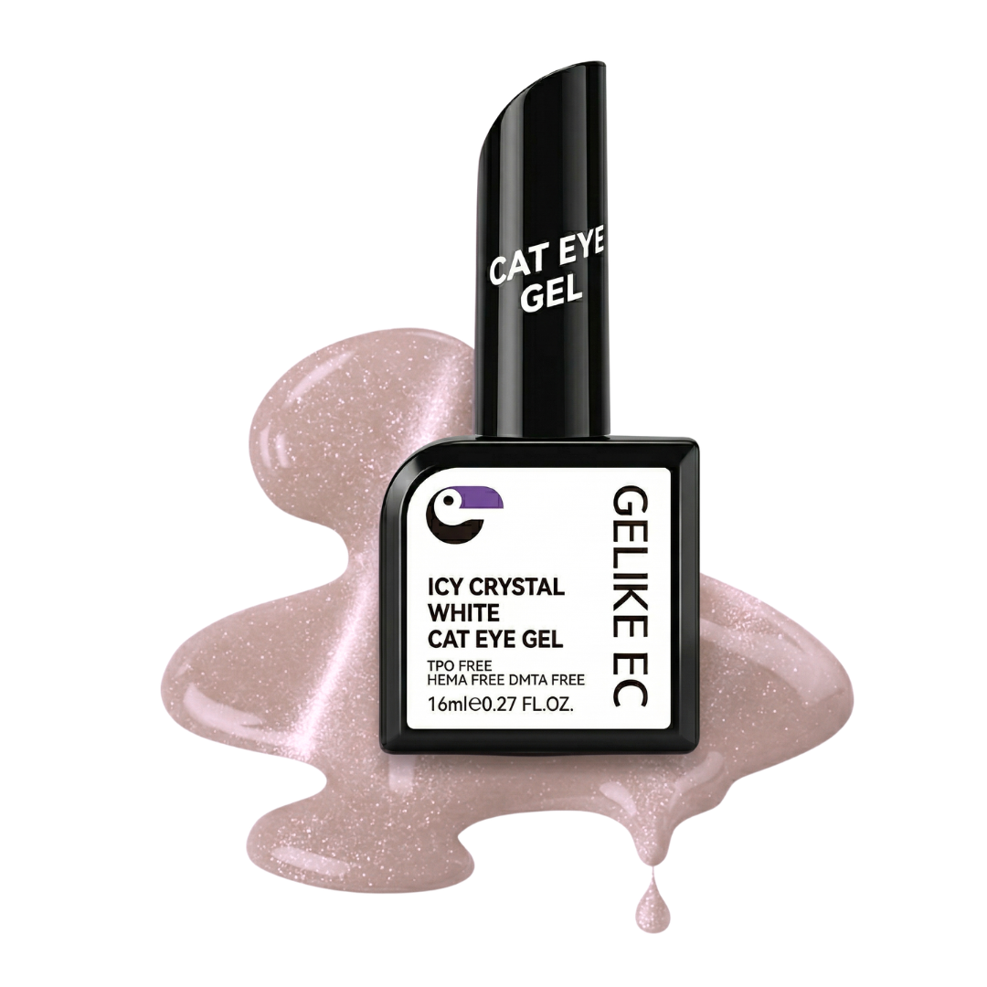 Icy Crystal White Cat Eye Gel